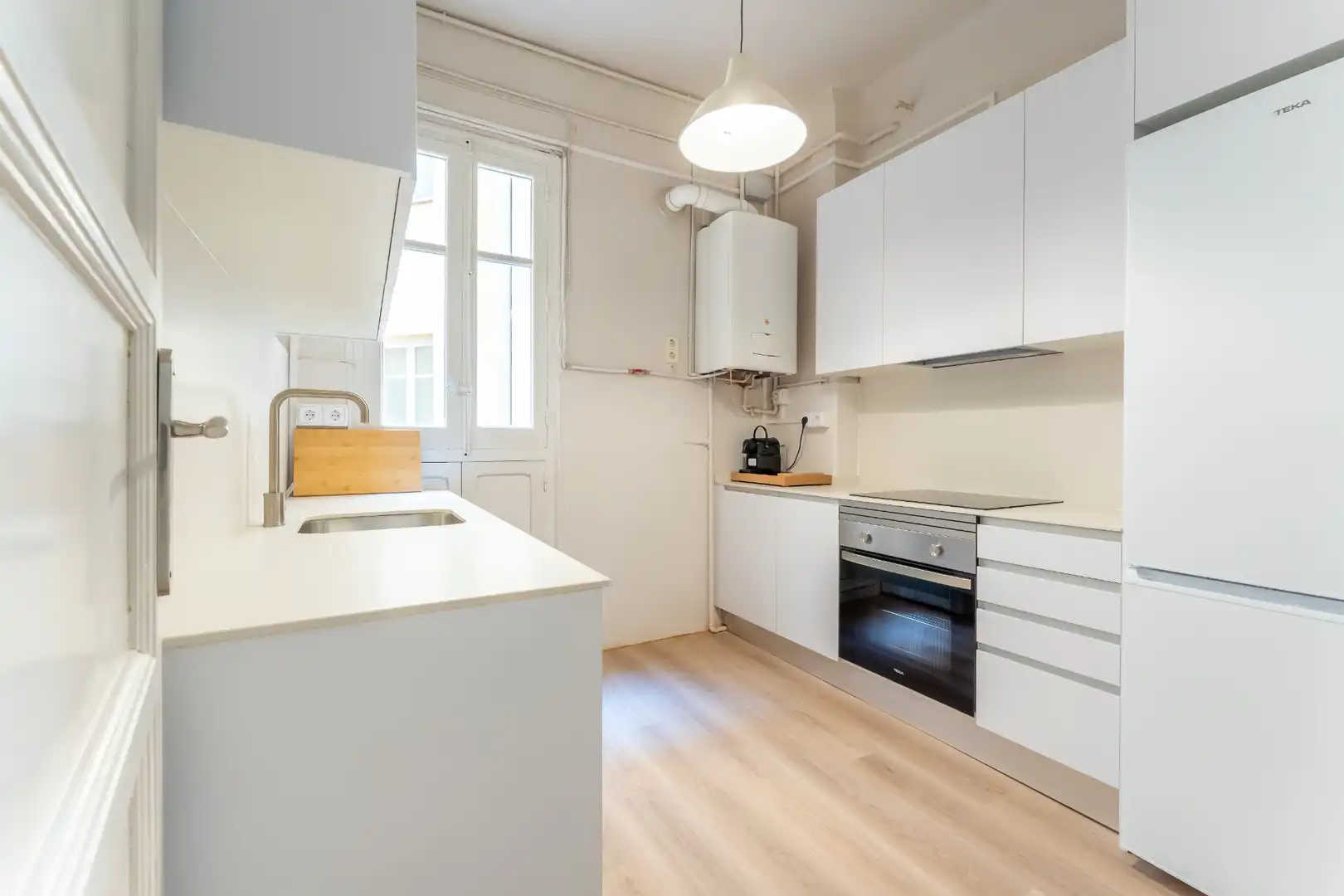 Cuina de Pis de lloguer en Madrid amb Aire condicionat, Calefacció i Parquet