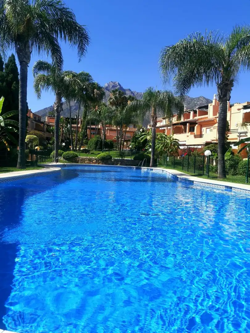Jardín de Casa adosada de alquiler en Marbella con Aire acondicionado, Jardín privado y Terraza