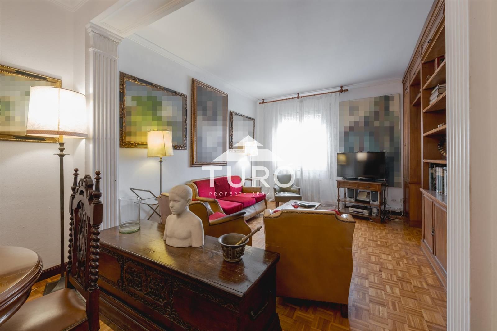 Living room of Flat for sale in  Barcelona Capital  with Heating