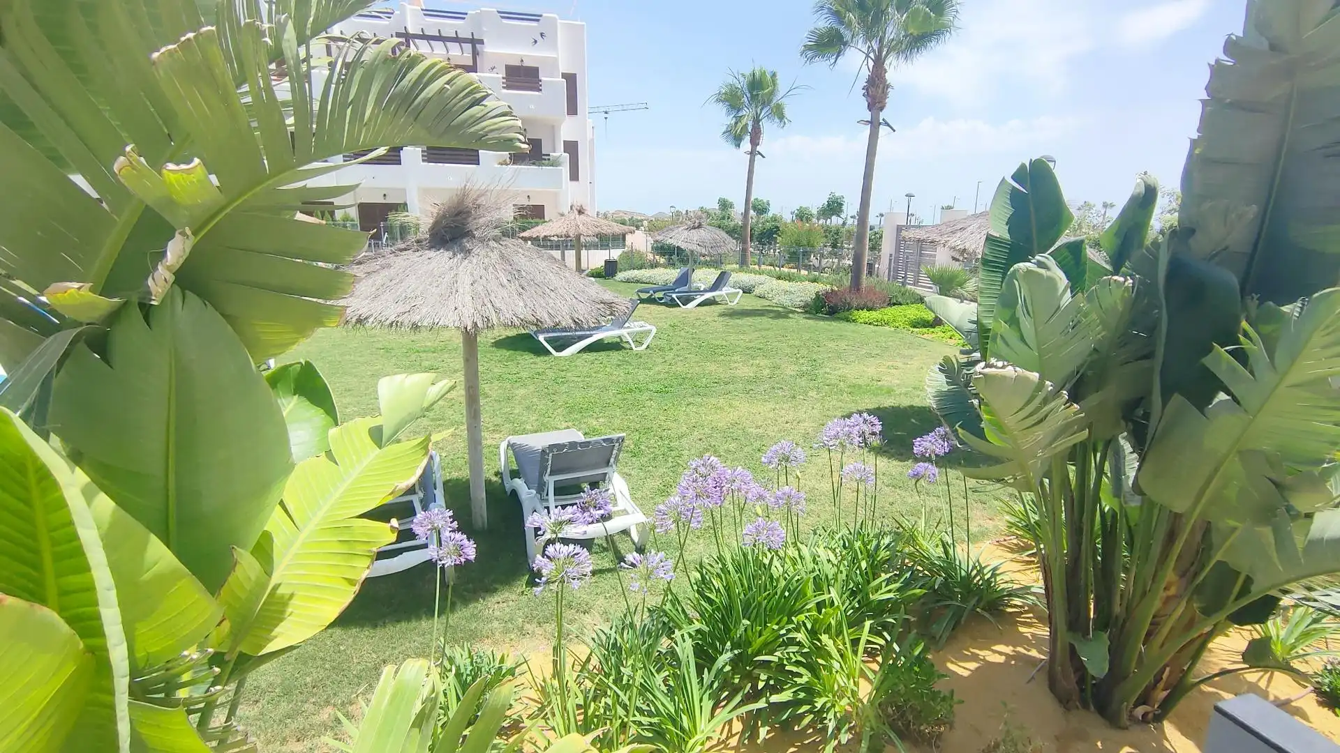 Jardín de Apartamento en venta en Pulpí con Aire acondicionado, Terraza y Amueblado