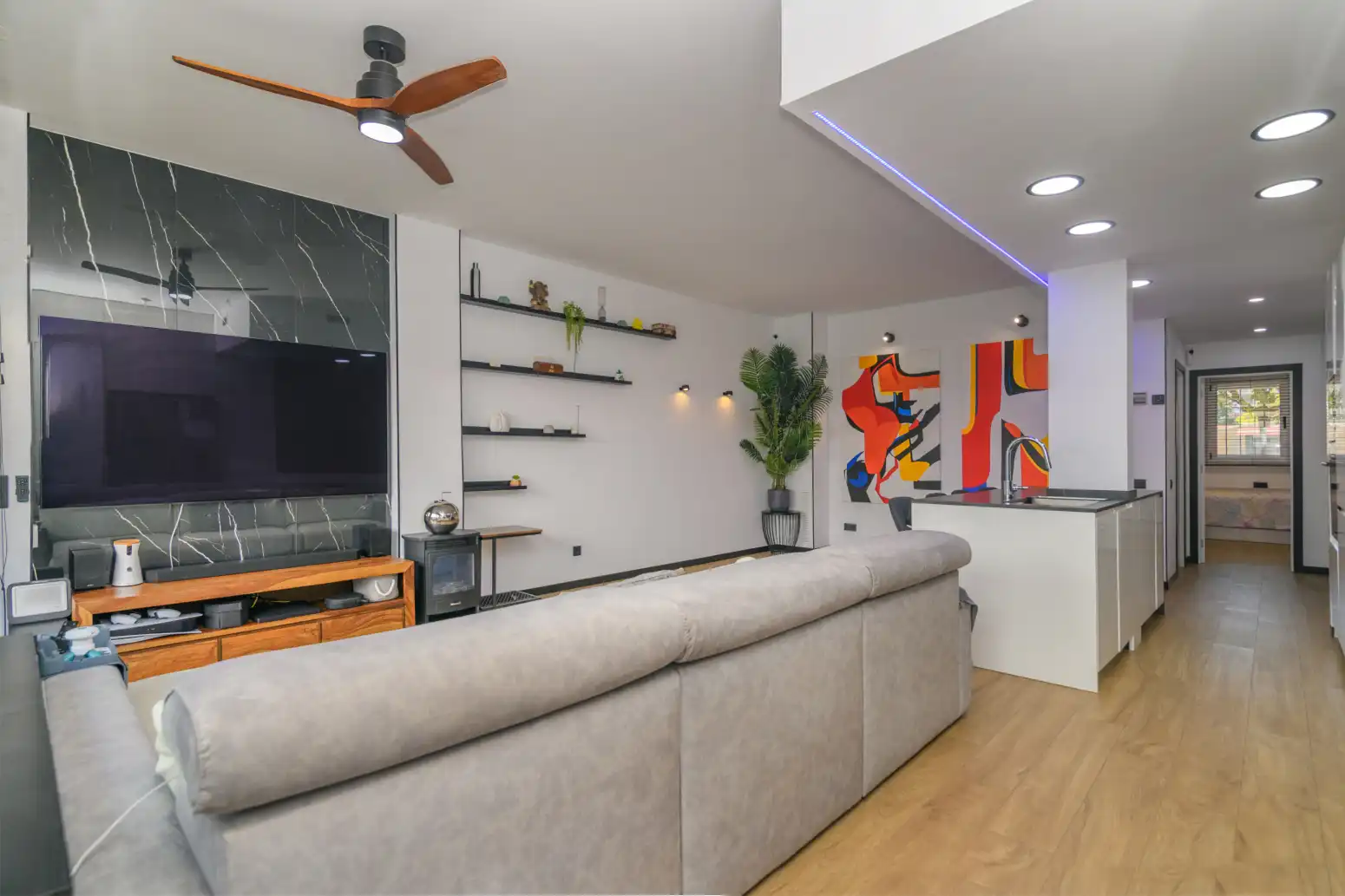 Living room of Flat for sale in Viladecans  with Air Conditioner, Heating and Private garden