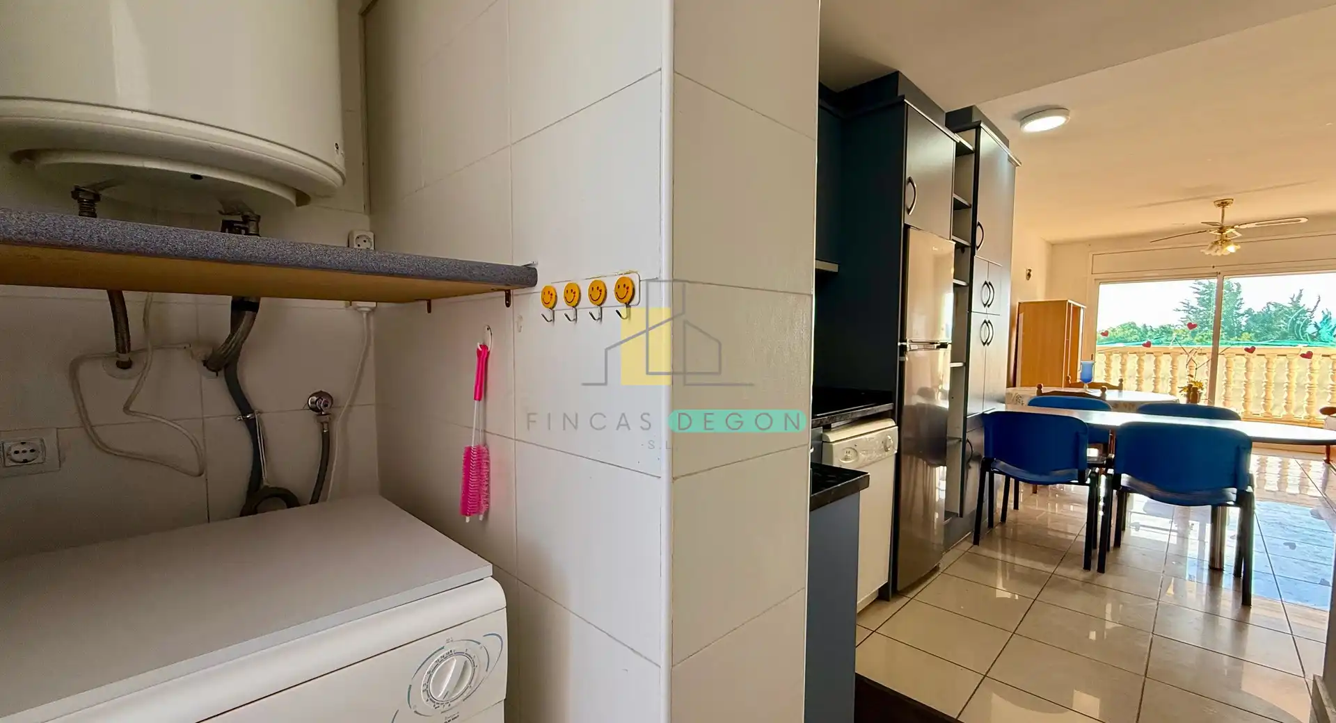 Cocina de Apartamento en venta en Empuriabrava con Calefacción, Terraza y Amueblado