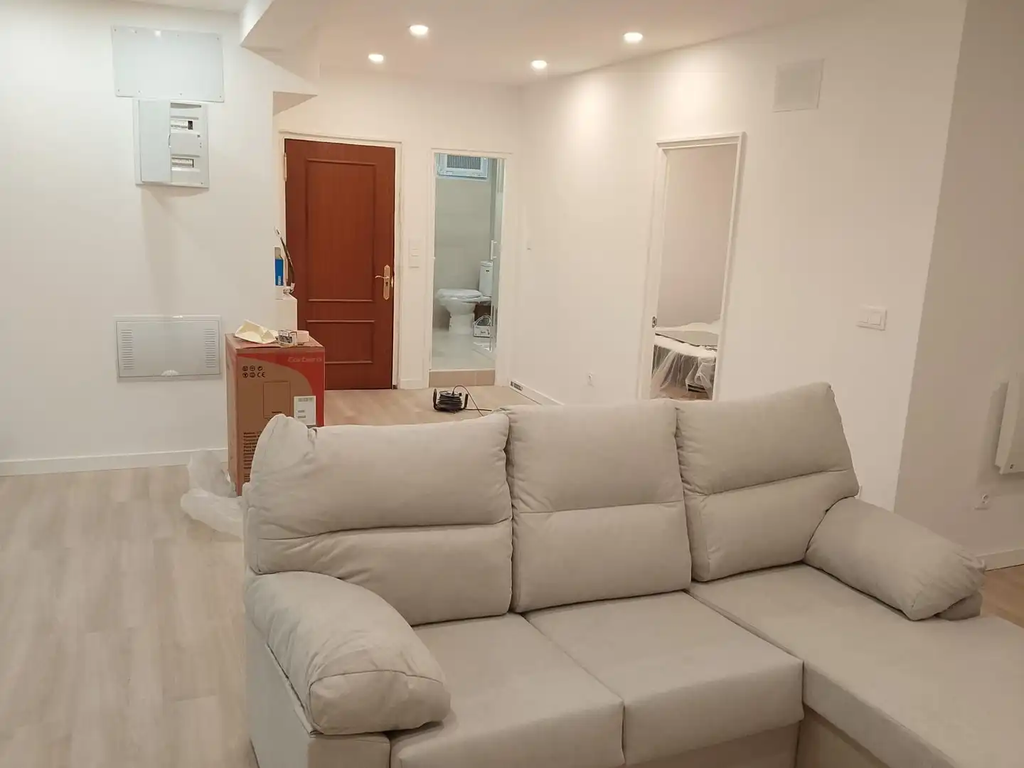 Living room of Flat for rent in Oviedo   with Heating, Terrace and Furnished