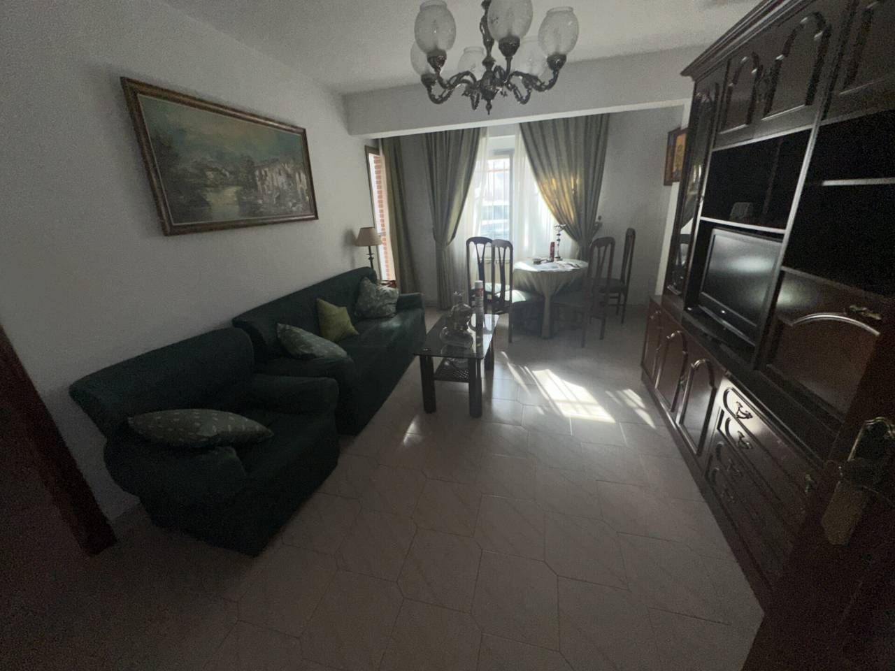 Living room of Flat for sale in Guadalajara Capital  with Heating, Terrace and Furnished