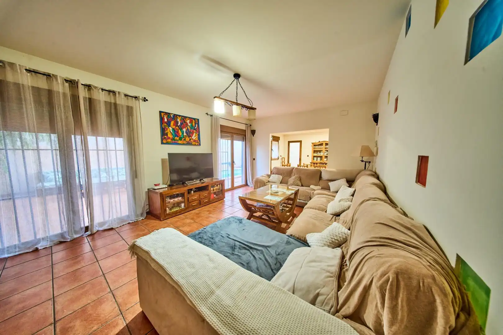 Sala de estar de Casa o chalet en venta en Santa Fe con Aire acondicionado, Calefacción y Piscina