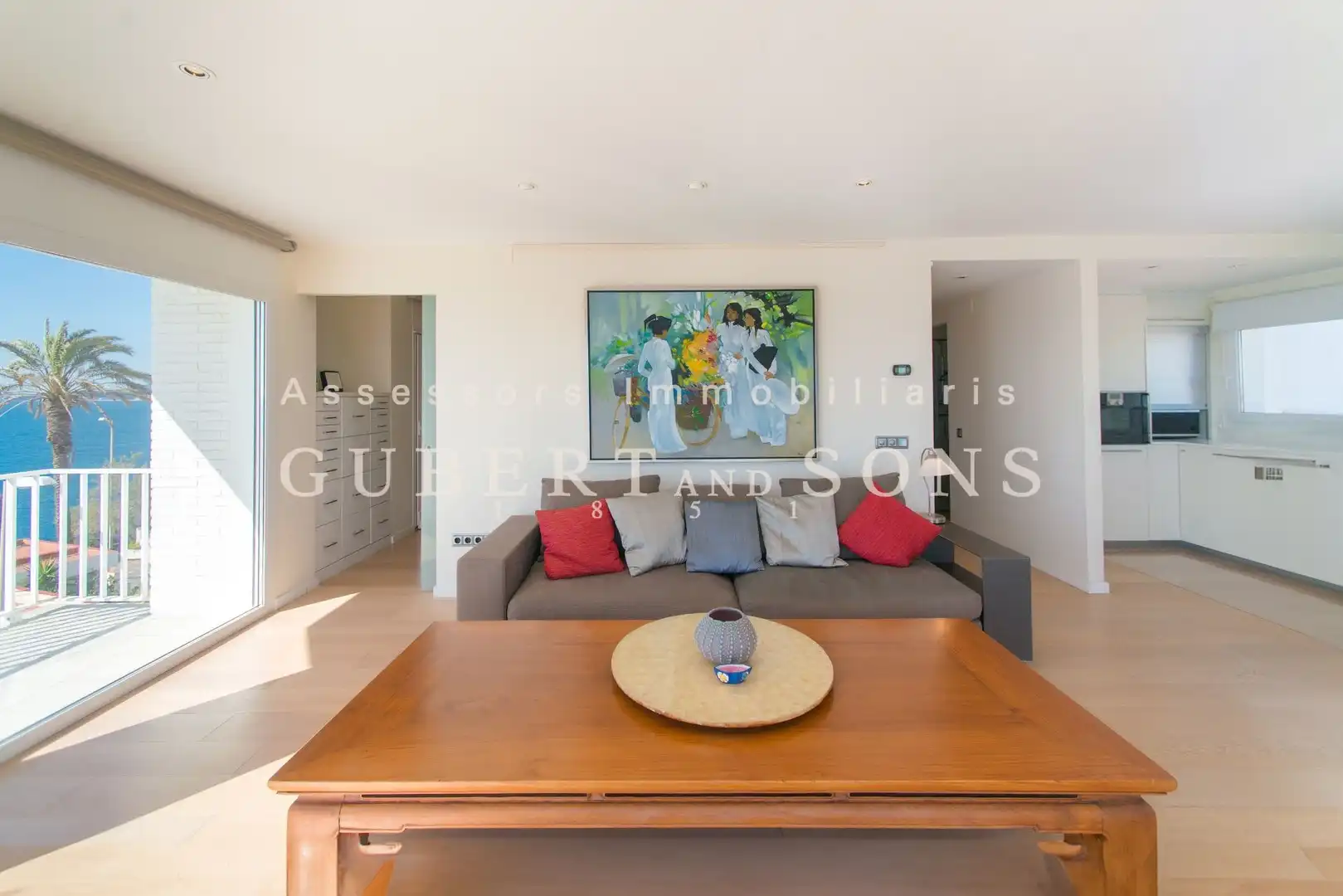 Sala de estar de Piso en venta en Palamós con Aire acondicionado, Calefacción y Terraza