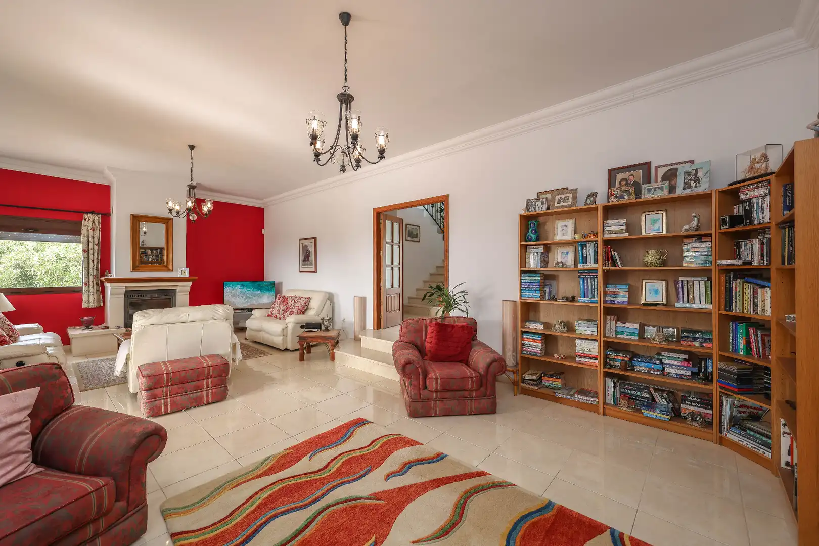 Sala de estar de Casa o chalet en venta en Casarabonela con Aire acondicionado, Jardín privado y Piscina