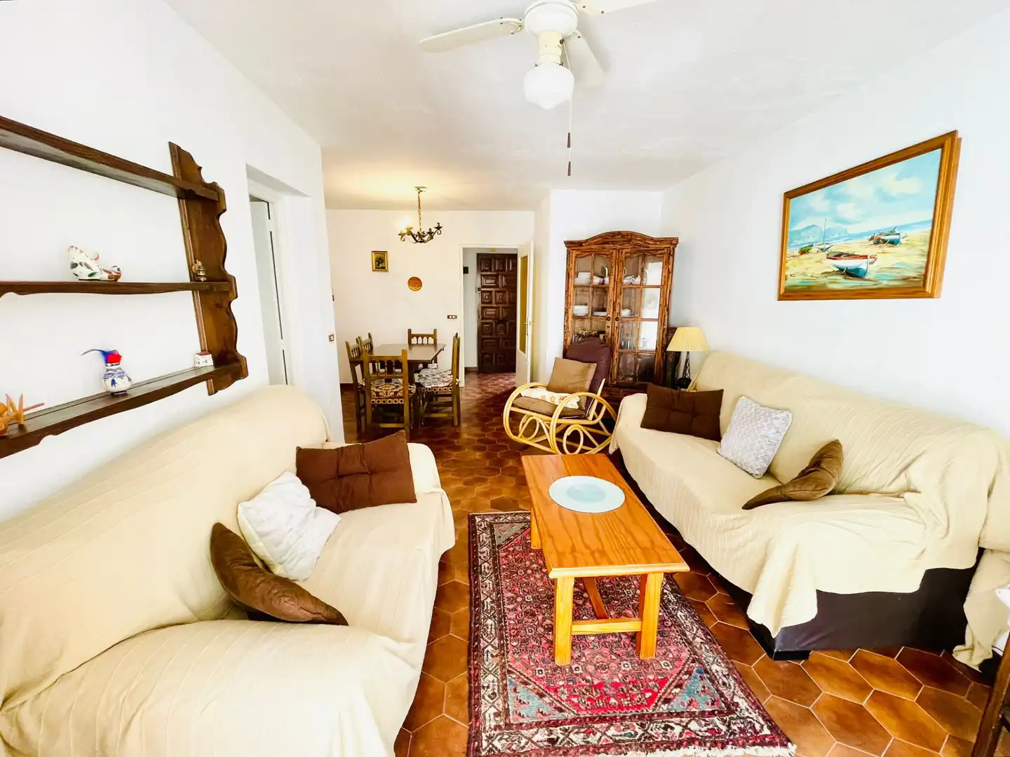 Living room of Apartments for sale in Torrox  with Terrace, Furnished and Community pool