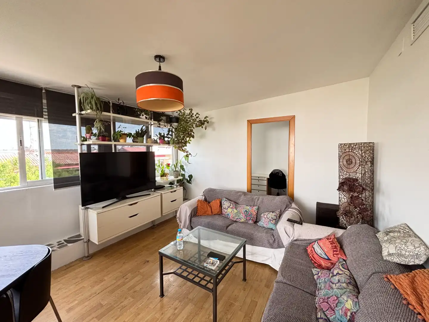 Sala d'estar de Àtic en venda en Madrid amb Aire condicionat, Calefacció i Jardí privat