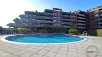 Swimming pool of Flat for sale in Gijón   with Heating, Parquet flooring and Terrace