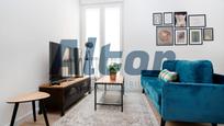 Living room of Flat for sale in  Madrid Capital  with Air Conditioner and Furnished