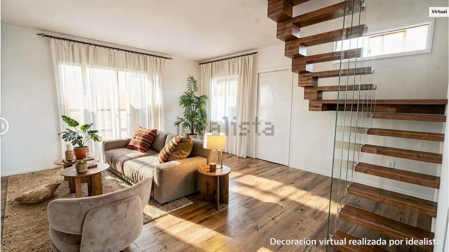 Sala de estar de Dúplex en venta en Mazarrón con Jardín privado, Terraza y Balcón