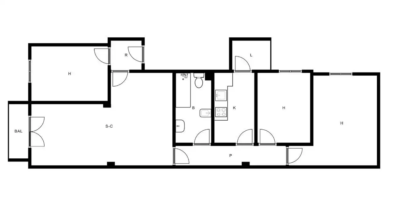 Flat for sale in Linares