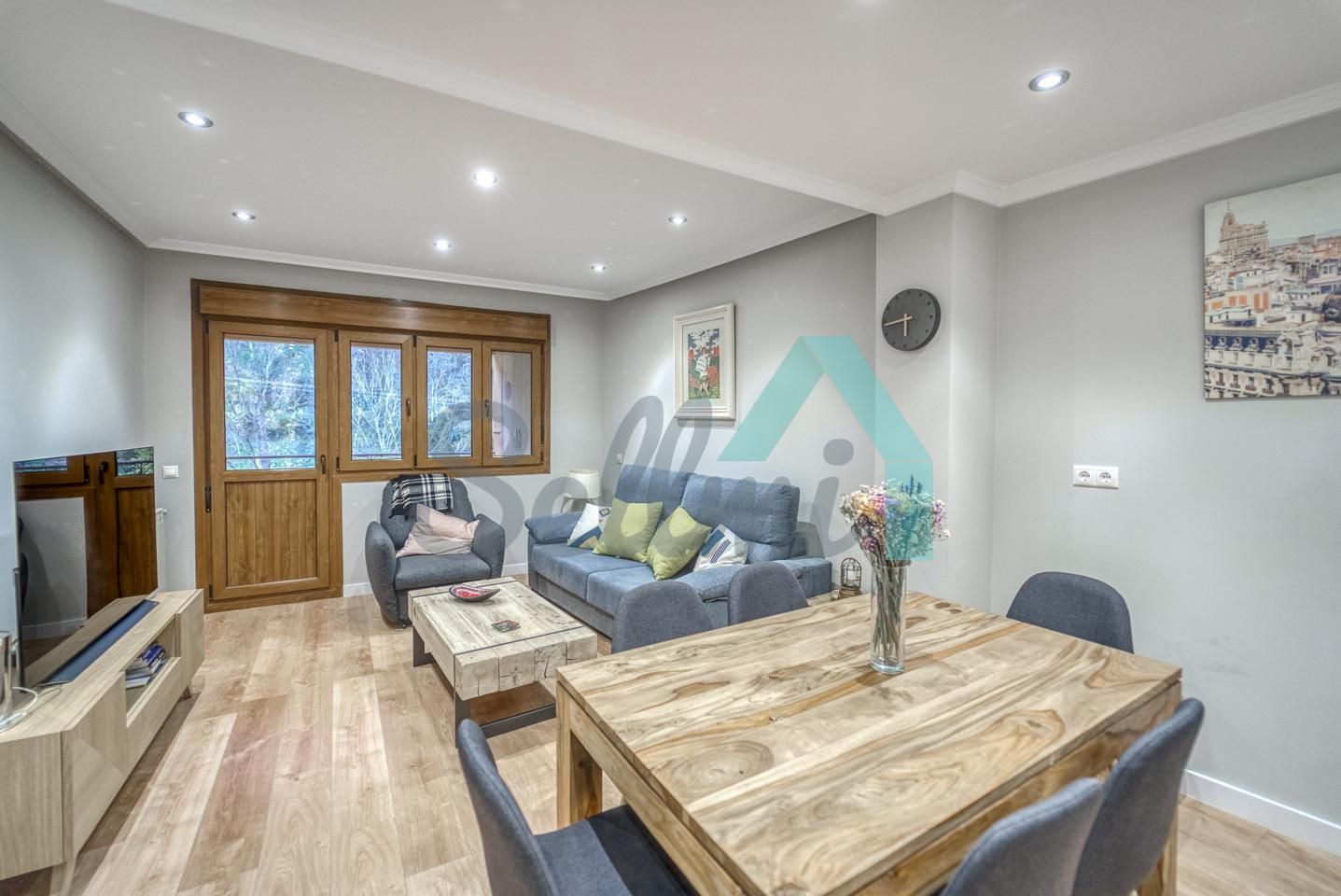 Living room of Flat for sale in Aller  with Heating and Terrace