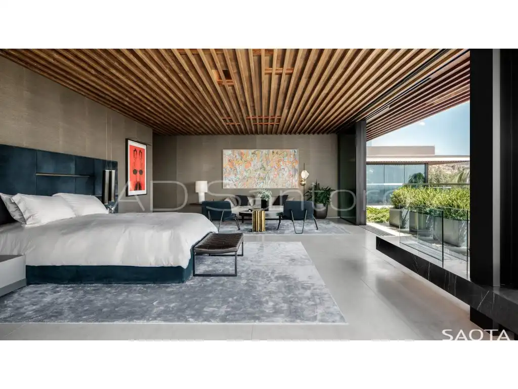 Sala d'estar de Casa o xalet en venda en Sitges amb Aire condicionat, Jardí privat i Terrassa