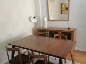 Menjador de Pis de lloguer en Madrid amb Aire condicionat, Jardí privat i Traster