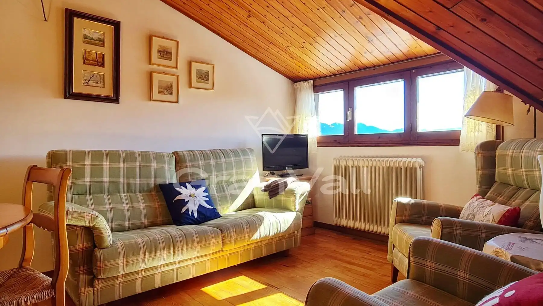 Sala de estar de Ático en venta en Puigcerdà