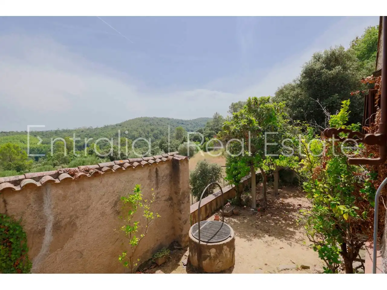 Terraza de Finca rústica en venta en Celrà con Jardín privado