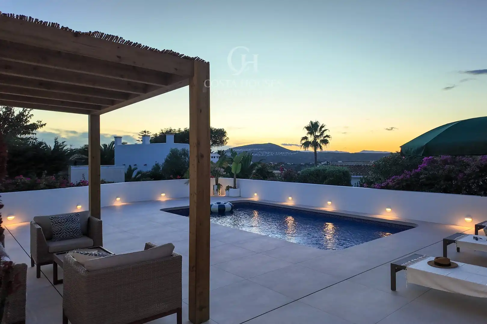 Terraza de Casa o chalet en venta en Jávea / Xàbia con Aire acondicionado, Calefacción y Jardín privado
