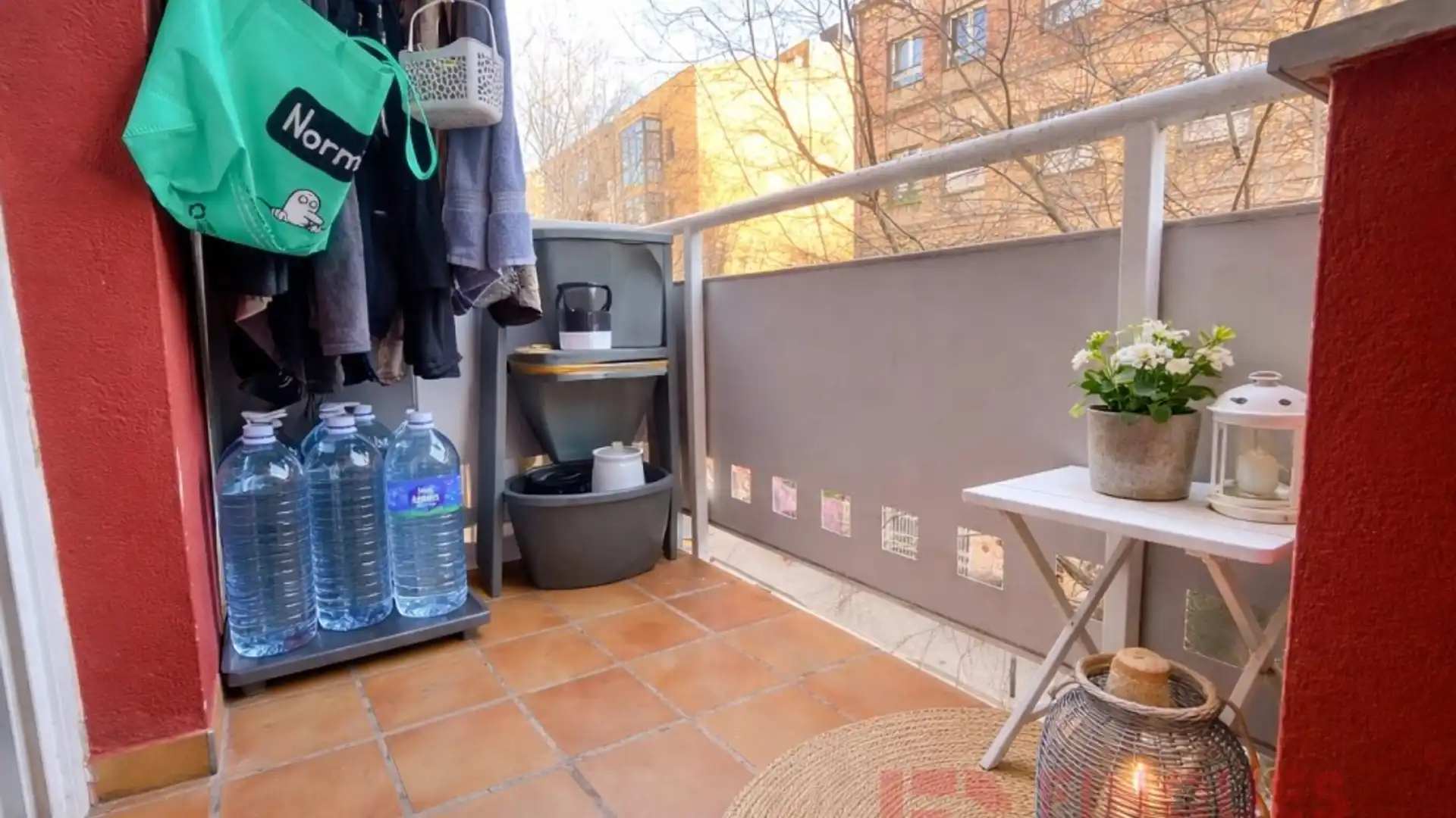 Balcony of Flat for sale in Girona Capital