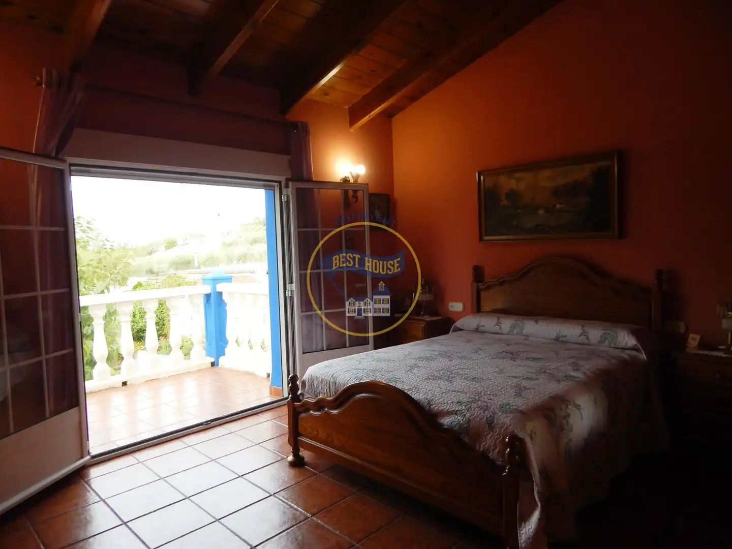 Dormitori de Casa o xalet en venda en Ontinyent amb Calefacció, Jardí privat i Terrassa