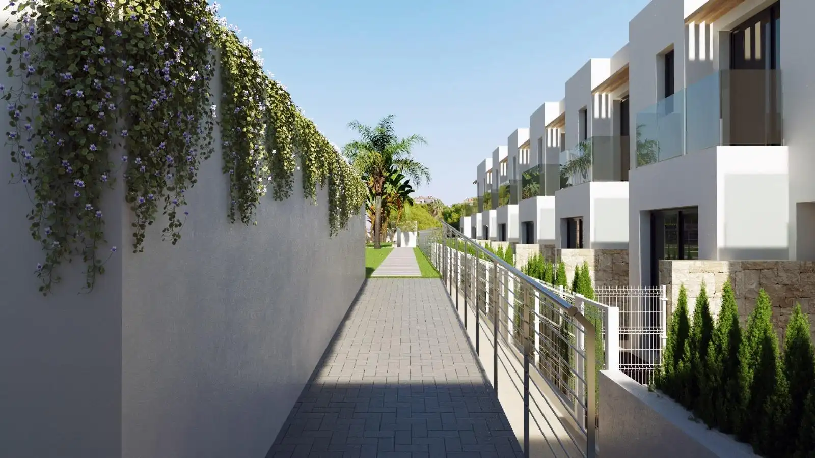 Vista exterior de Casa o chalet en venta en Benidorm con Aire acondicionado, Calefacción y Jardín privado