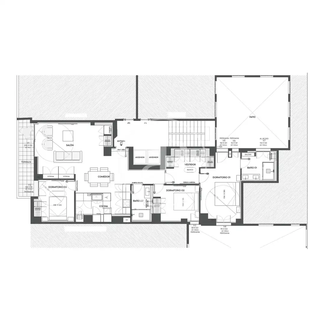 Flat with lift for sale in C. de Padilla, imagen 32