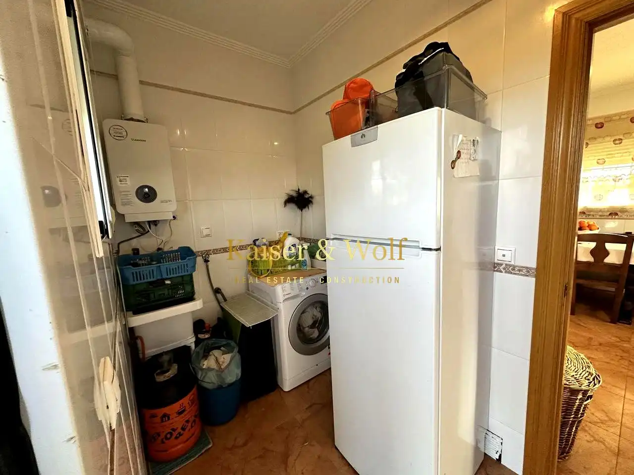 Cuina de Casa o xalet en venda en Elche / Elx amb Aire condicionat, Jardí privat i Piscina