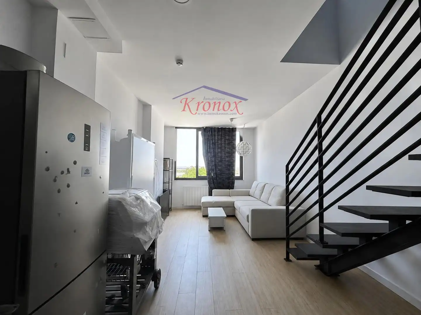 Wohnzimmer von Maisonette zum Verkauf in Madrid mit Klimaanlage, Heizung und Terrasse