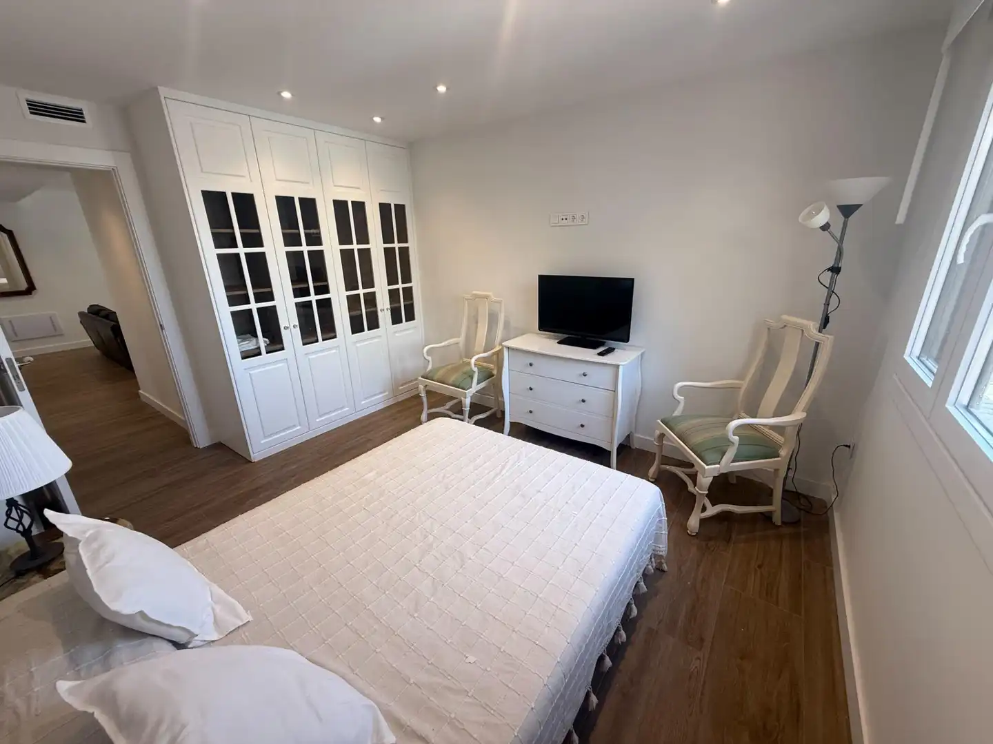 Schlafzimmer von Wohnung zur Miete in Almería mit Klimaanlage, Terrasse und Möbliert