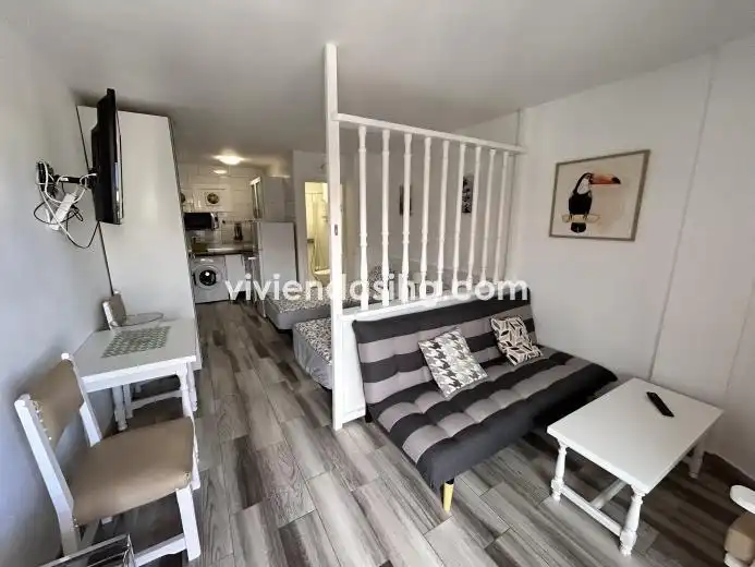 Schlafzimmer von Wohnung zur Miete in Puerto de la Cruz mit Terrasse, Möbliert und Waschmaschine