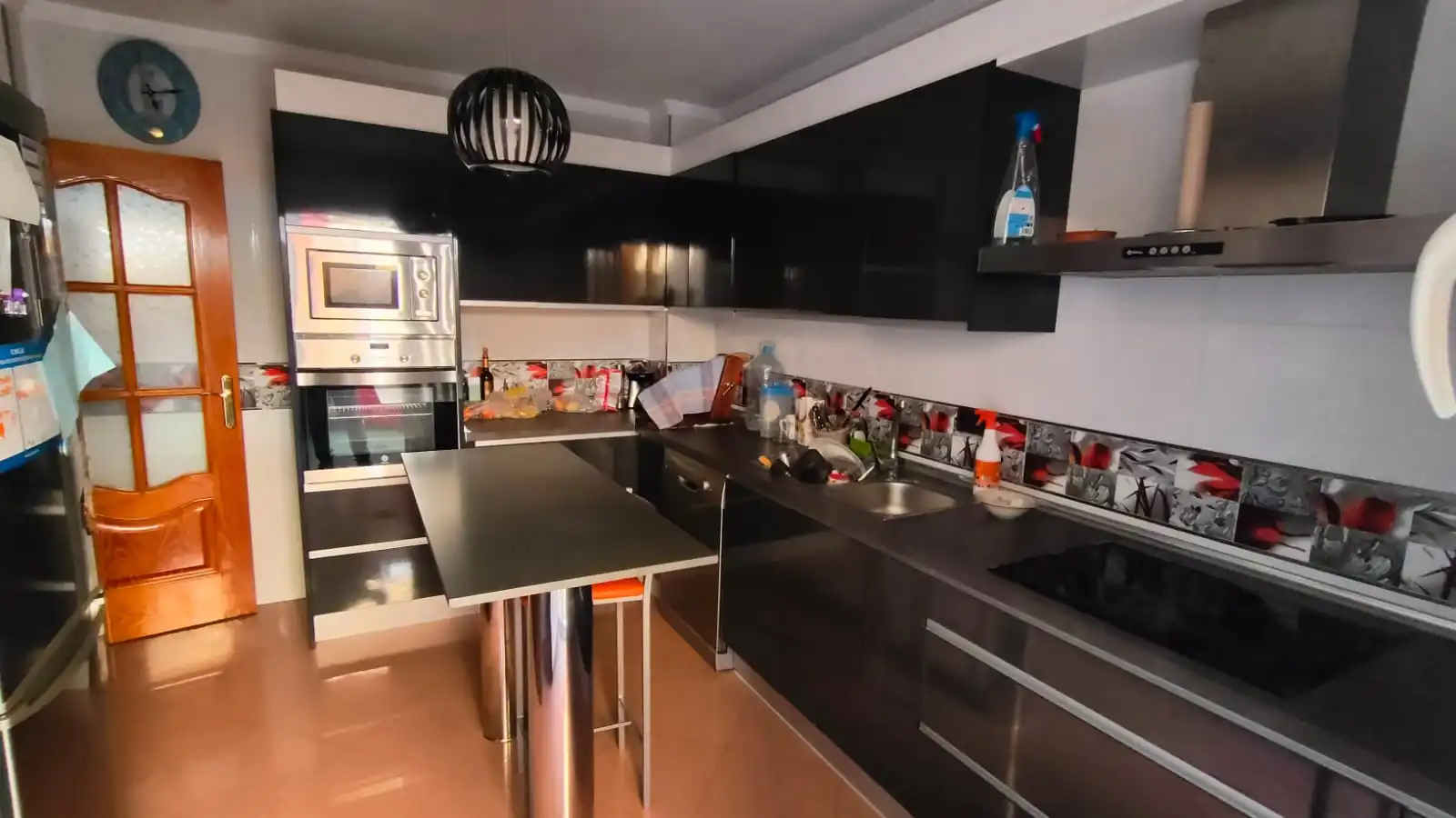 Cocina de Casa adosada en venta en El Ejido con Aire acondicionado, Parquet y Terraza