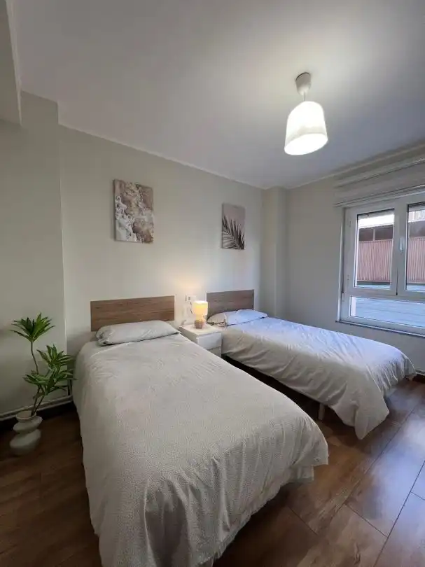 Bedroom of Flat for rent in Gijón   with Heating and Terrace