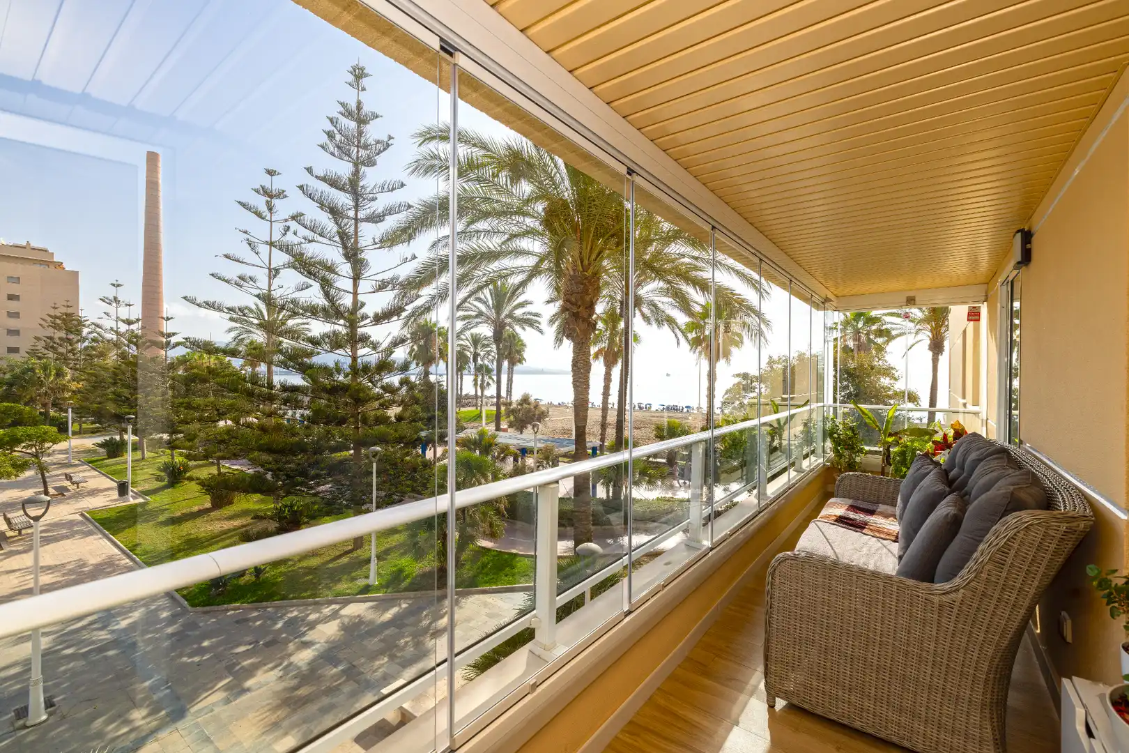 Terrace of Flat for sale in Málaga  with Air Conditioner, Heating and Terrace