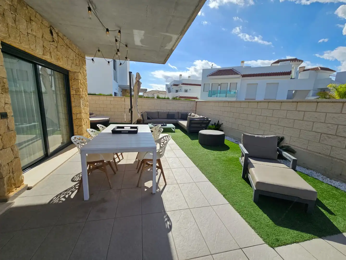 Terraza de Casa o chalet en venta en Rojales con Aire acondicionado, Jardín privado y Terraza