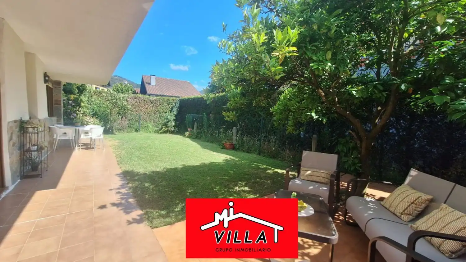 Garden of Ground floor for rent in Liendo  with Heating, Terrace and Furnished