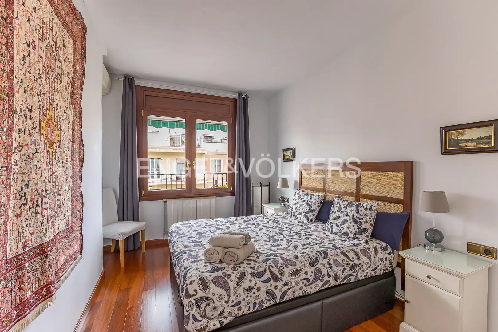 Bedroom of Flat for sale in Barcelona  with Air Conditioner, Heating and Parquet flooring