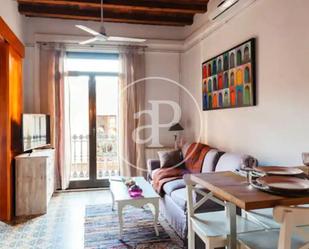 Sala d'estar de Loft de lloguer en  Barcelona Capital amb Aire condicionat i Balcó