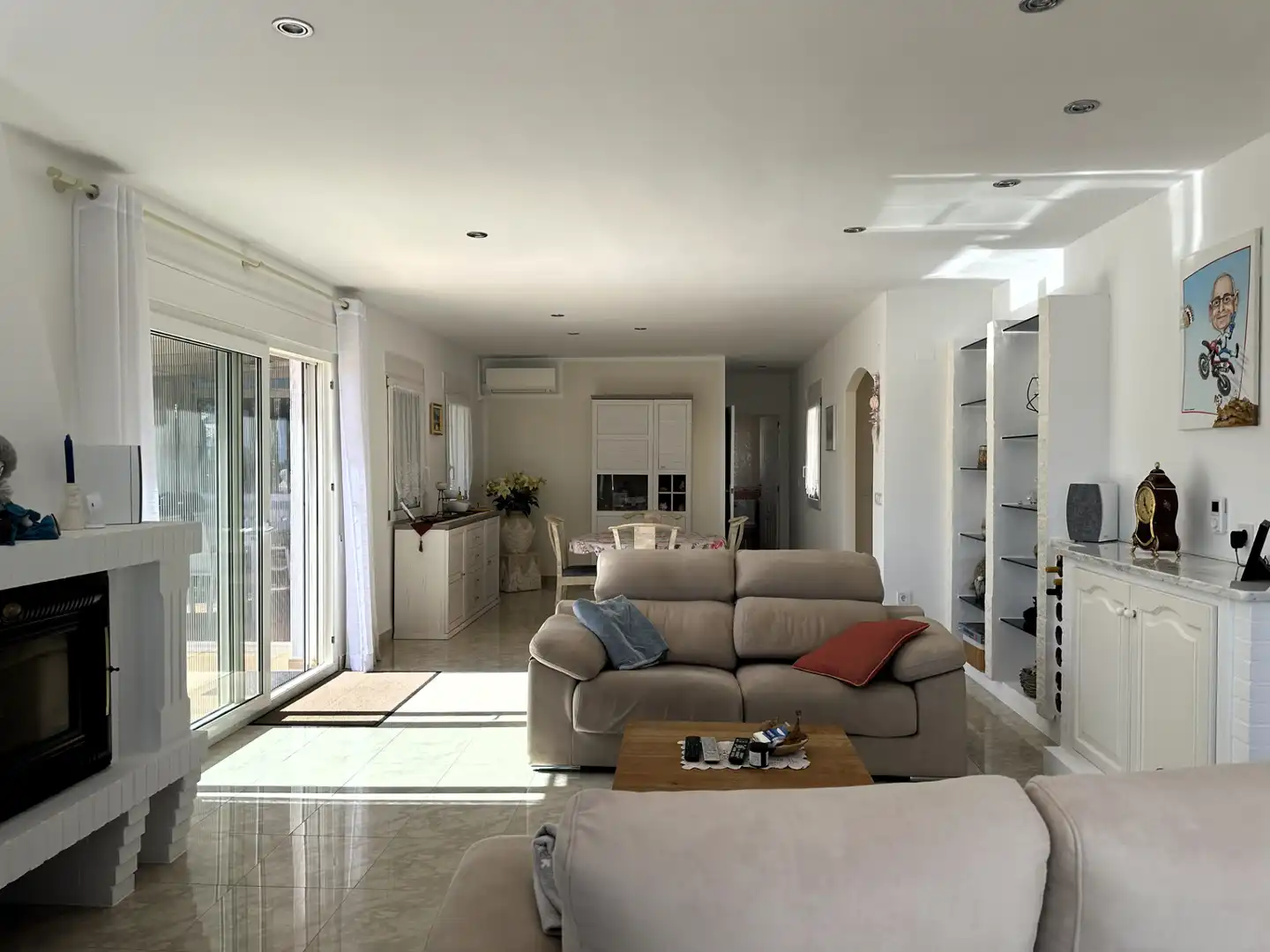 Living room of Houses for sale in Dénia  with Air Conditioner, Private garden and Terrace