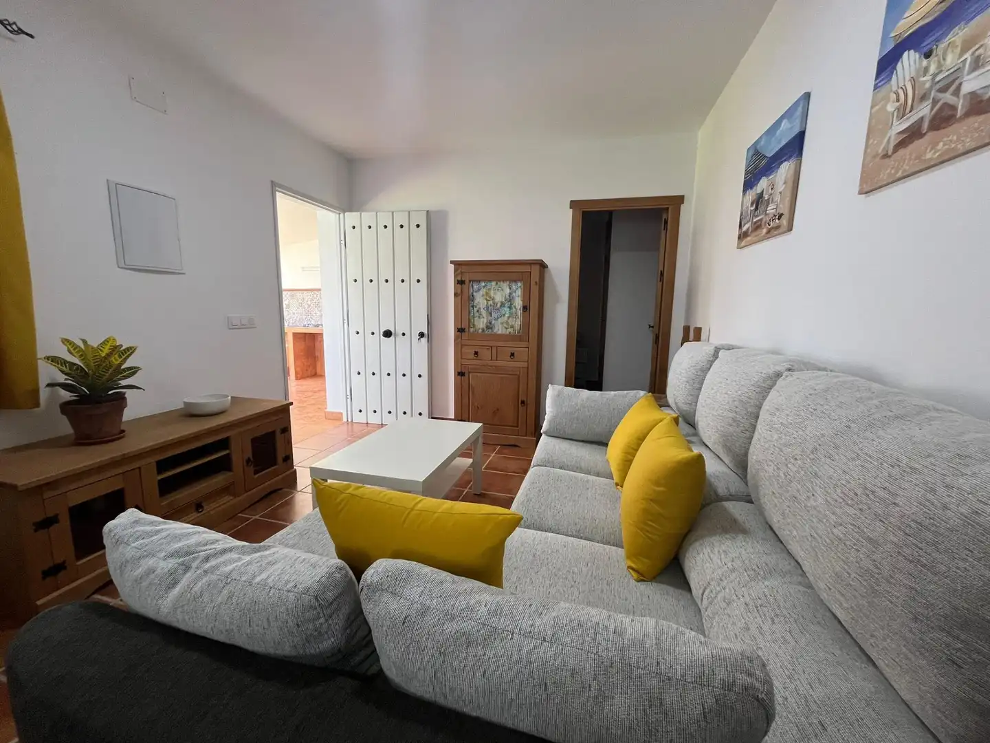 Sala de estar de Casa o chalet de alquiler en Chiclana de la Frontera
