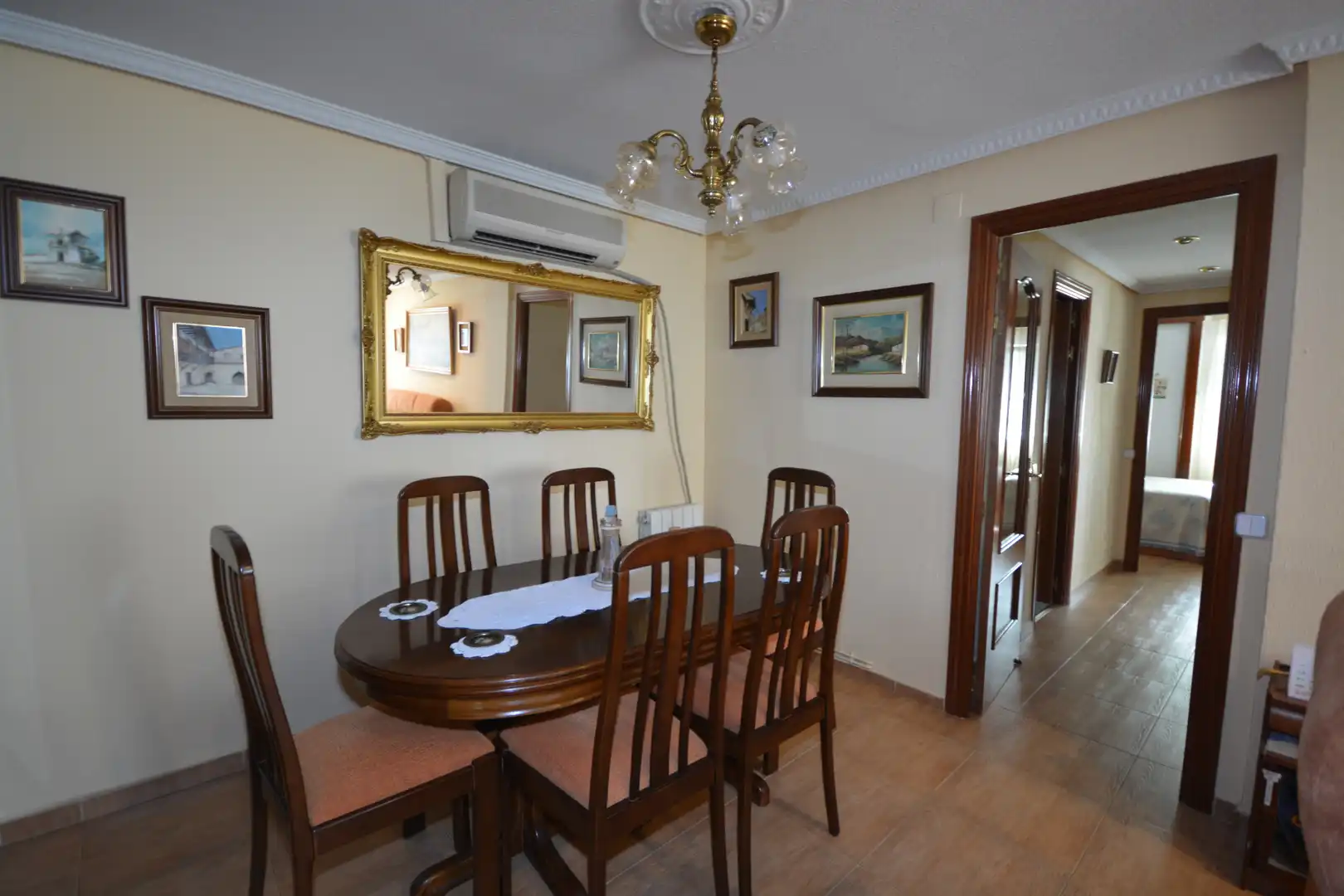 Dining room of Flat for sale in Madrid  with Terrace, Oven and Washing machine