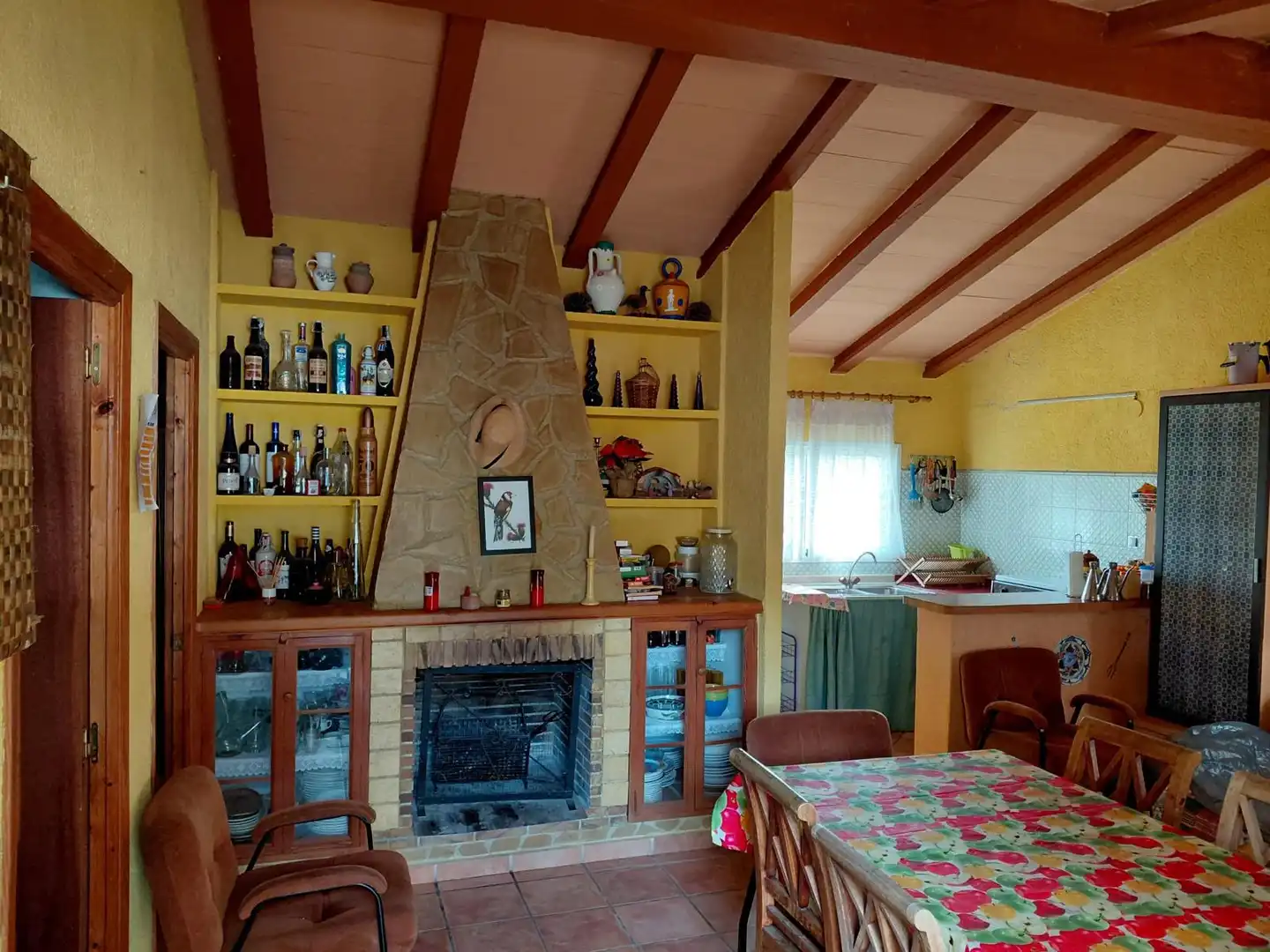 Cocina de Casa o chalet en venta en Castell de Castells con Jardín privado, Terraza y Amueblado