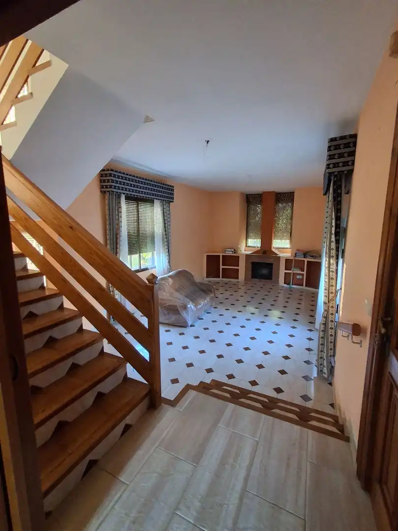 Sala de estar de Casa o chalet en venta en Colmenar Viejo con Aire acondicionado, Calefacción y Terraza