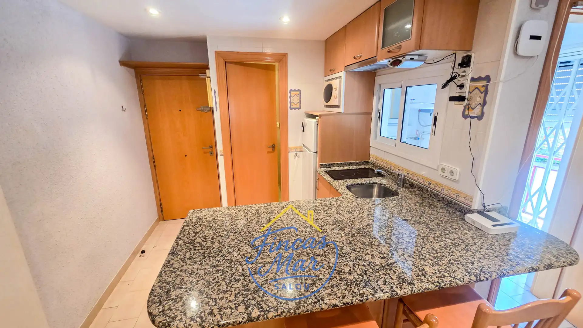 Küche von Wohnung zum Verkauf in Salou mit Klimaanlage, Möbliert und Balkon