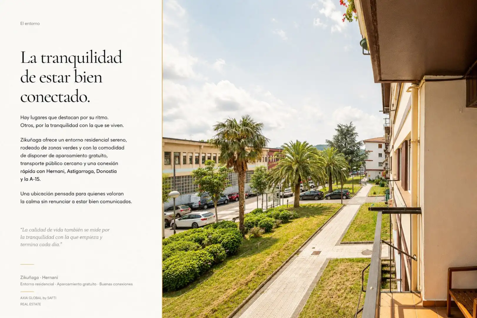 Jardín de Piso en venta en Hernani con Calefacción y Balcón