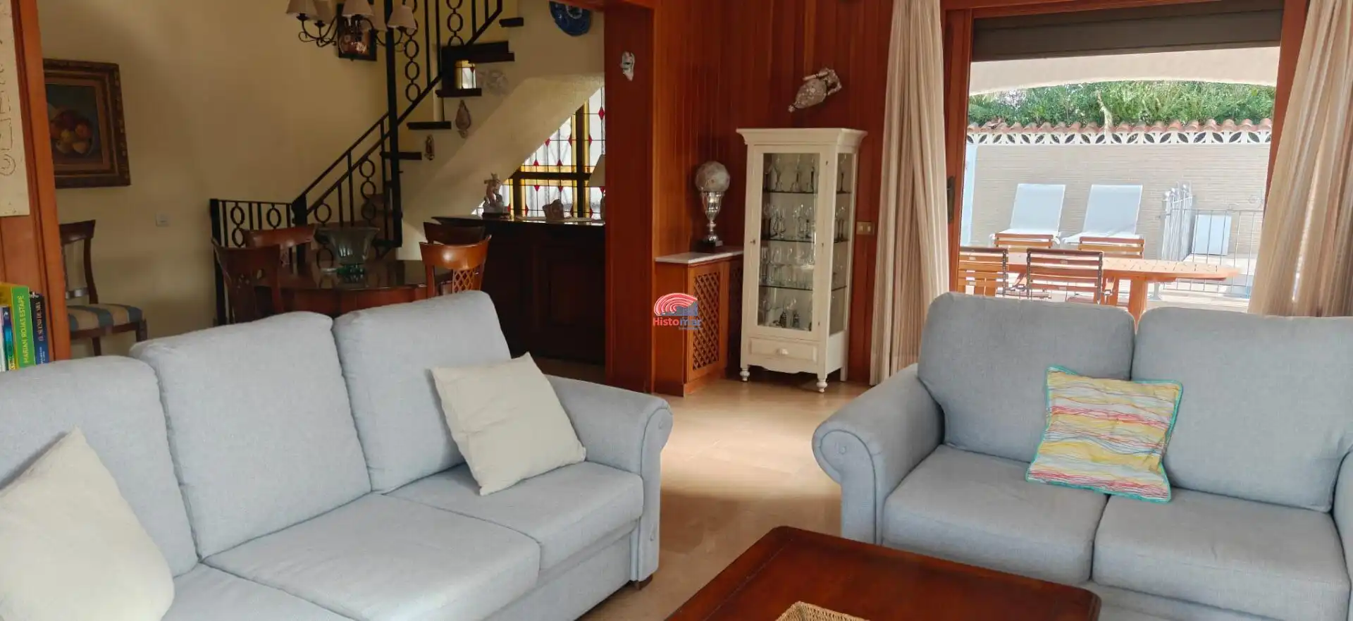 Living room of Houses for sale in Sagunto / Sagunt  with Air Conditioner, Heating and Private garden