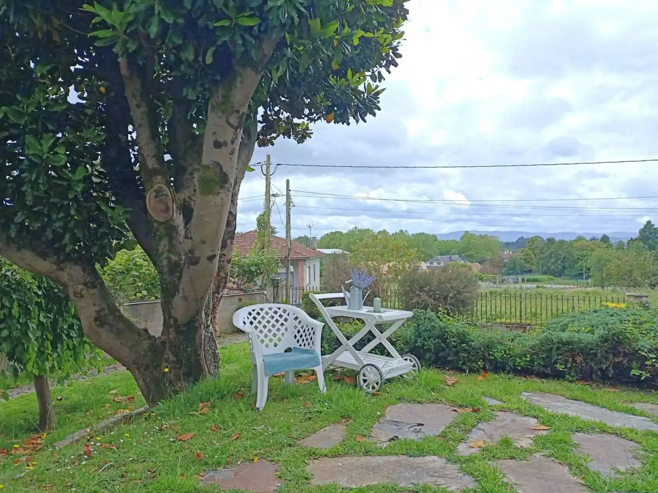 Jardín de Casa o chalet en venta en Oleiros con Calefacción