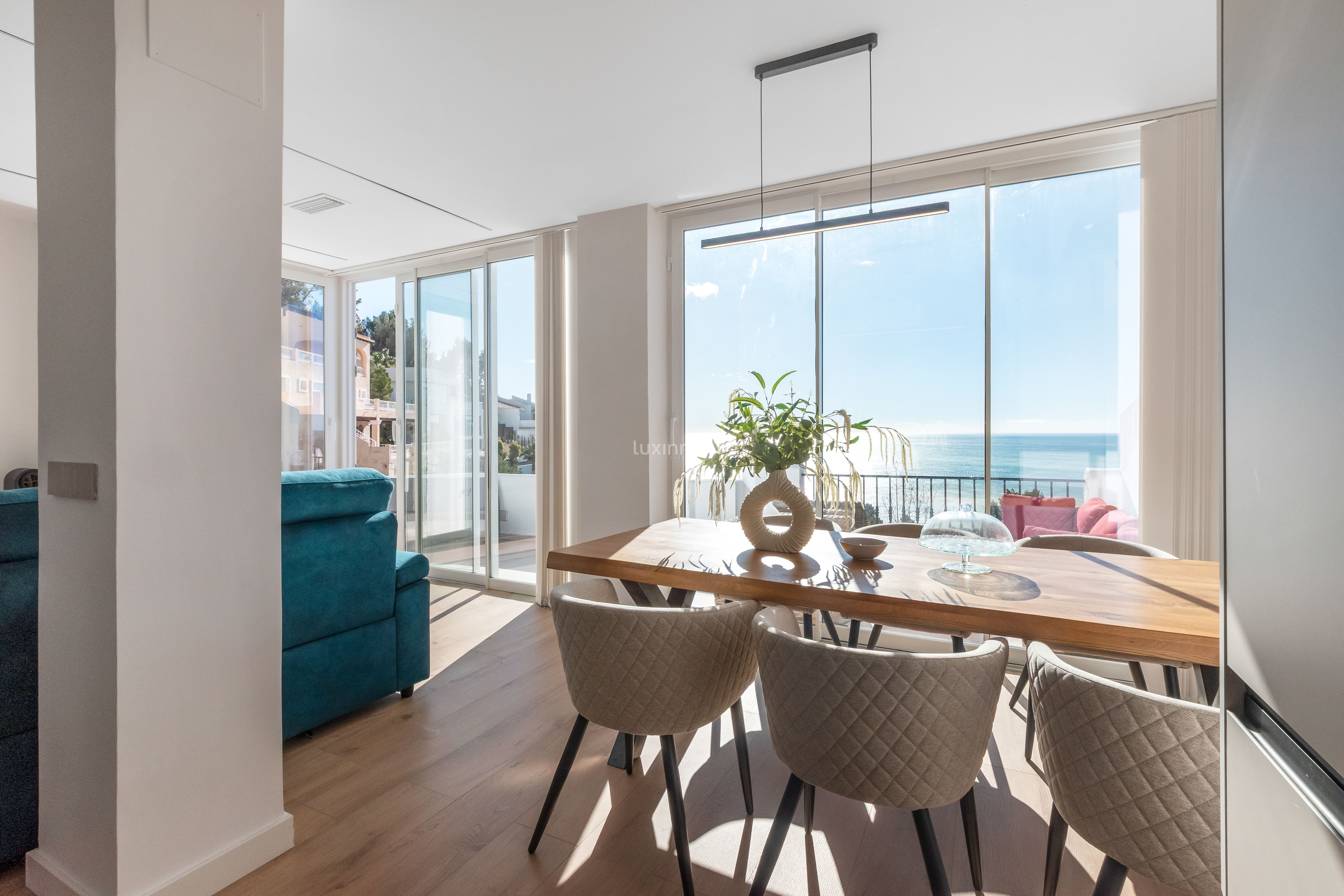 Comedor de Casa adosada en venta en Altea con Aire acondicionado, Jardín privado y Terraza