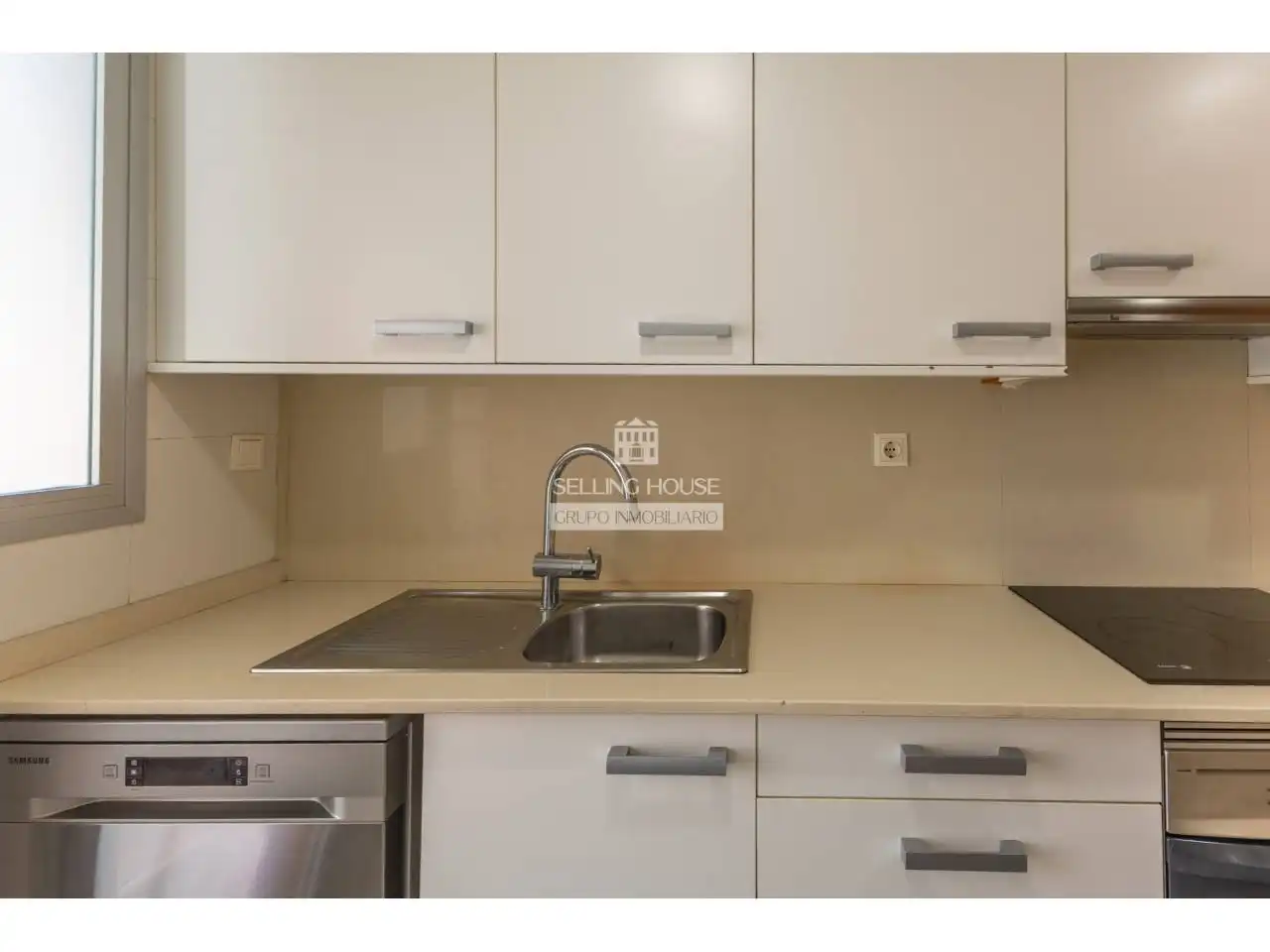 Küche von Wohnung zum Verkauf in Valencia mit Klimaanlage, Heizung und Parkett