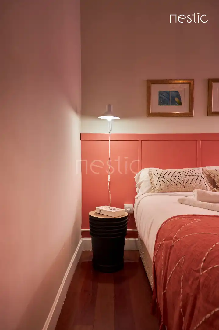 Schlafzimmer von Wohnungen zur Miete in Madrid mit Klimaanlage, Heizung und Terrasse